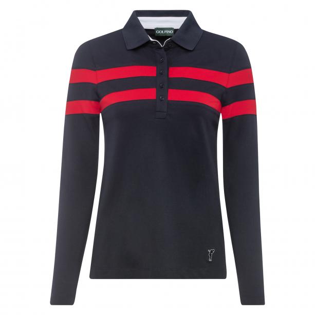 Golfino Classic Tricolore polo 3432926 580 navy