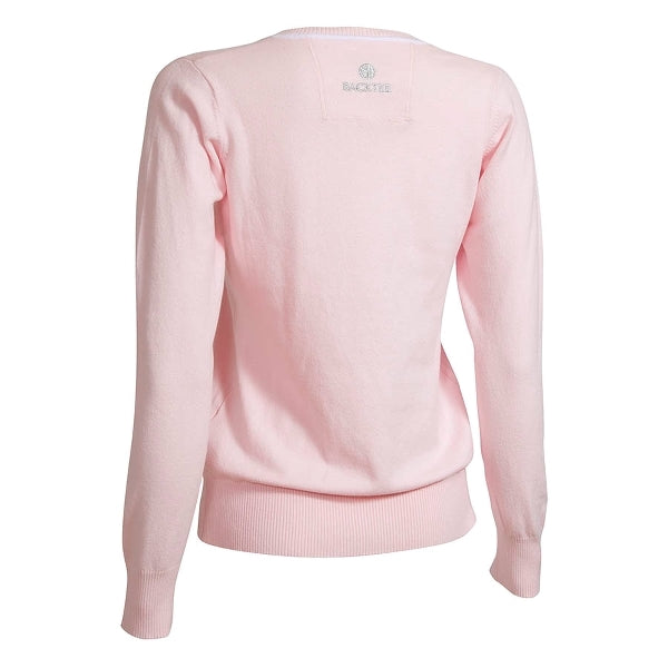 Backtee ladies solid pullover achterkant