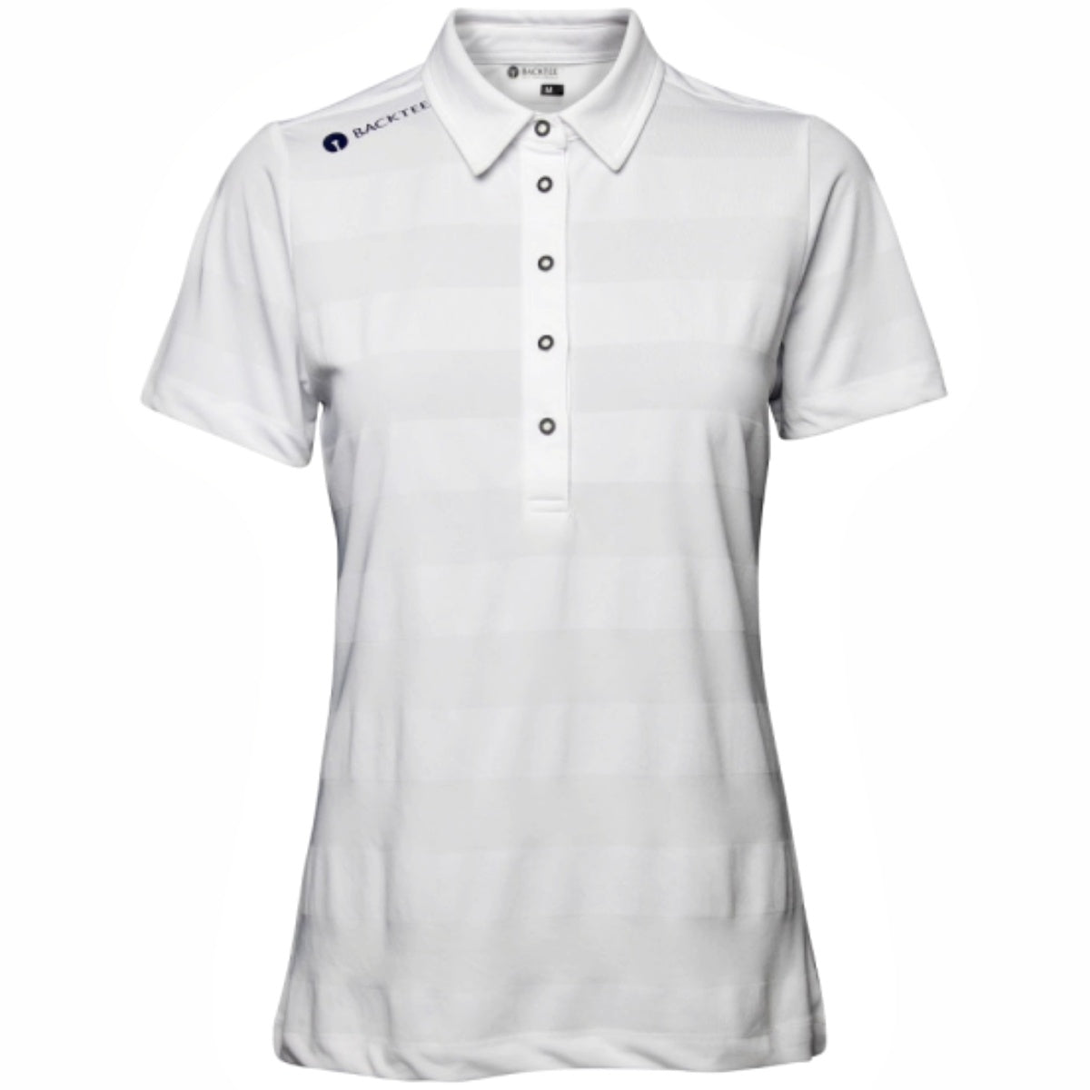 Backtee 56204-1000 jacquard polo Optical white