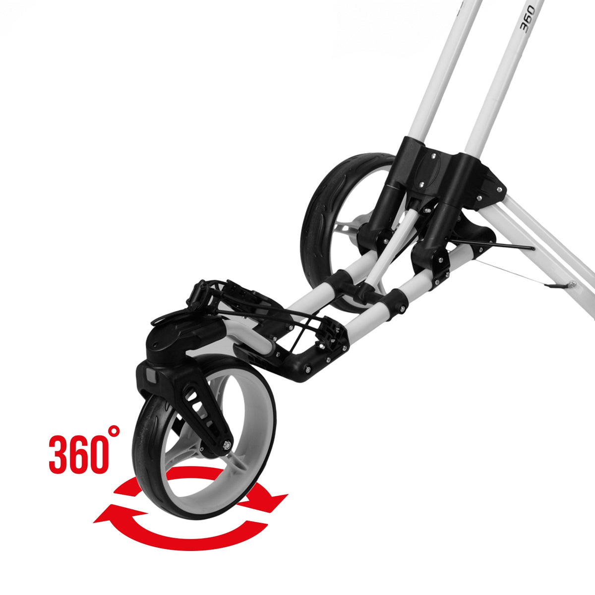 Fastfold 360 golftrolley Wit