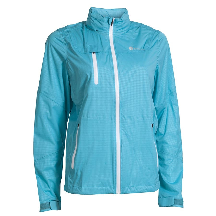 Dames ultralicht 4Way stretch regenjack voorkant