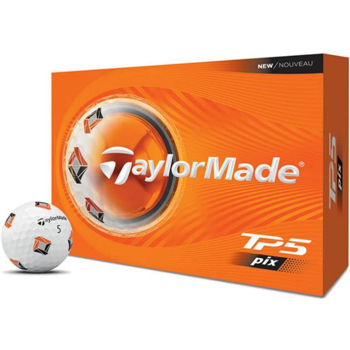 TaylorMade TP5 Pix 12 golfballen Wit