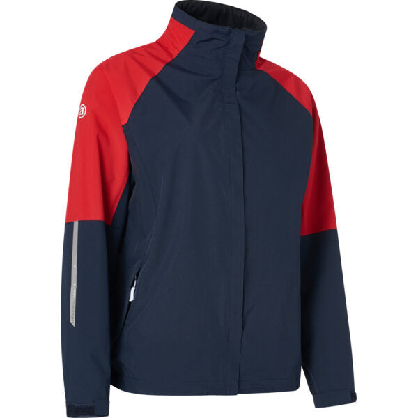 Abacus Links 2070 400 dames regenjacket Rood Navy