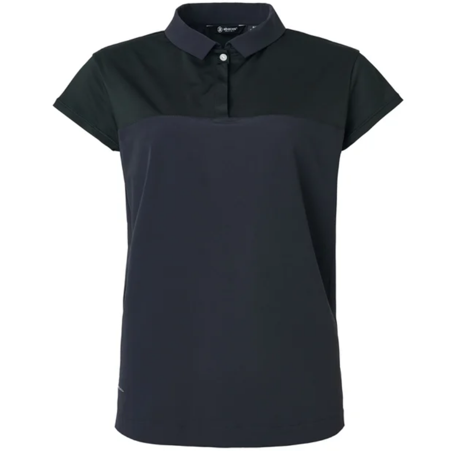 Abacus Becky 2730-600 dames polo cupsleeve black