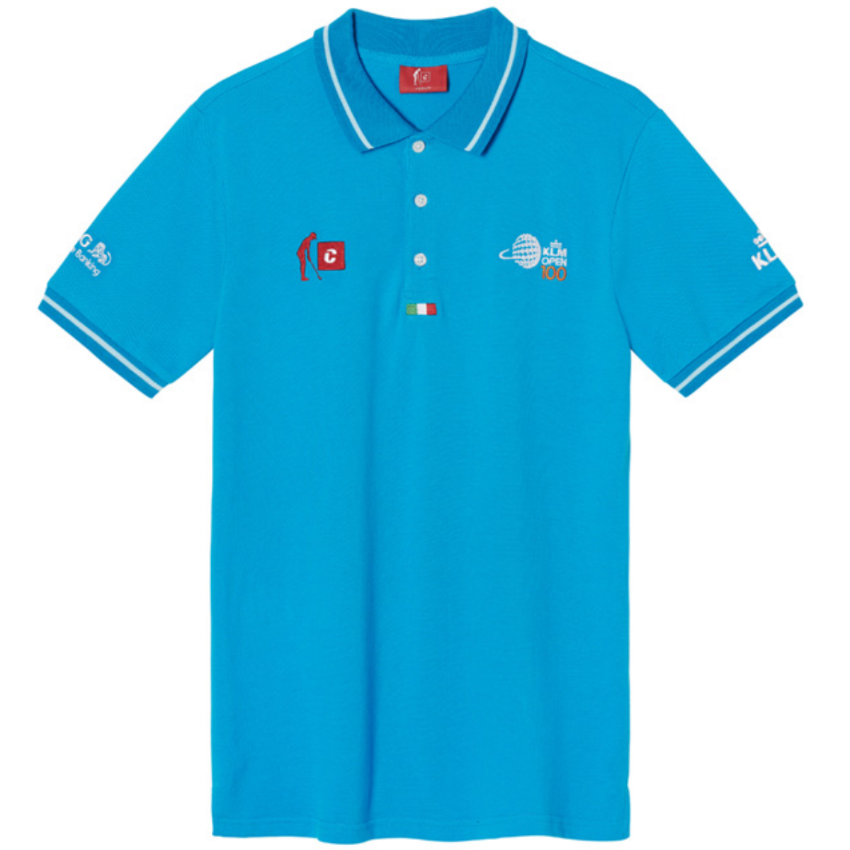 Duca del Cosma heren polo KLM BLauw