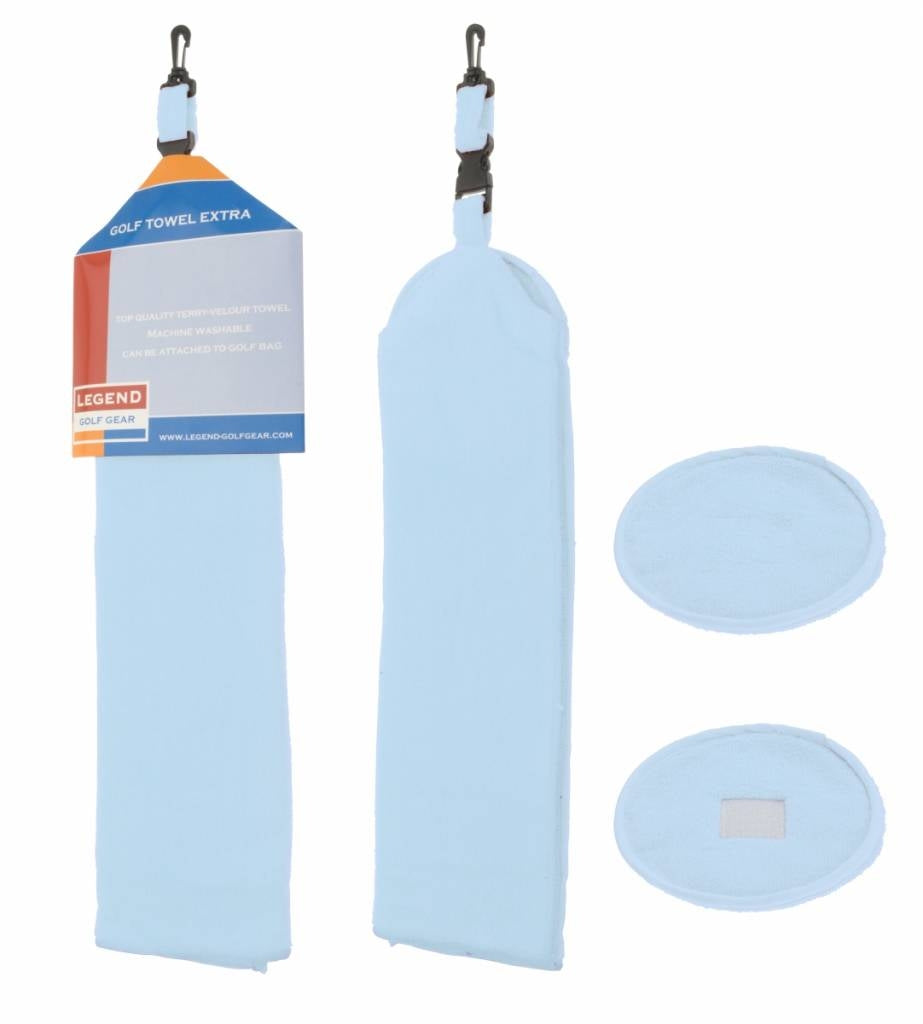 Legend golfhanddoek extra blauw