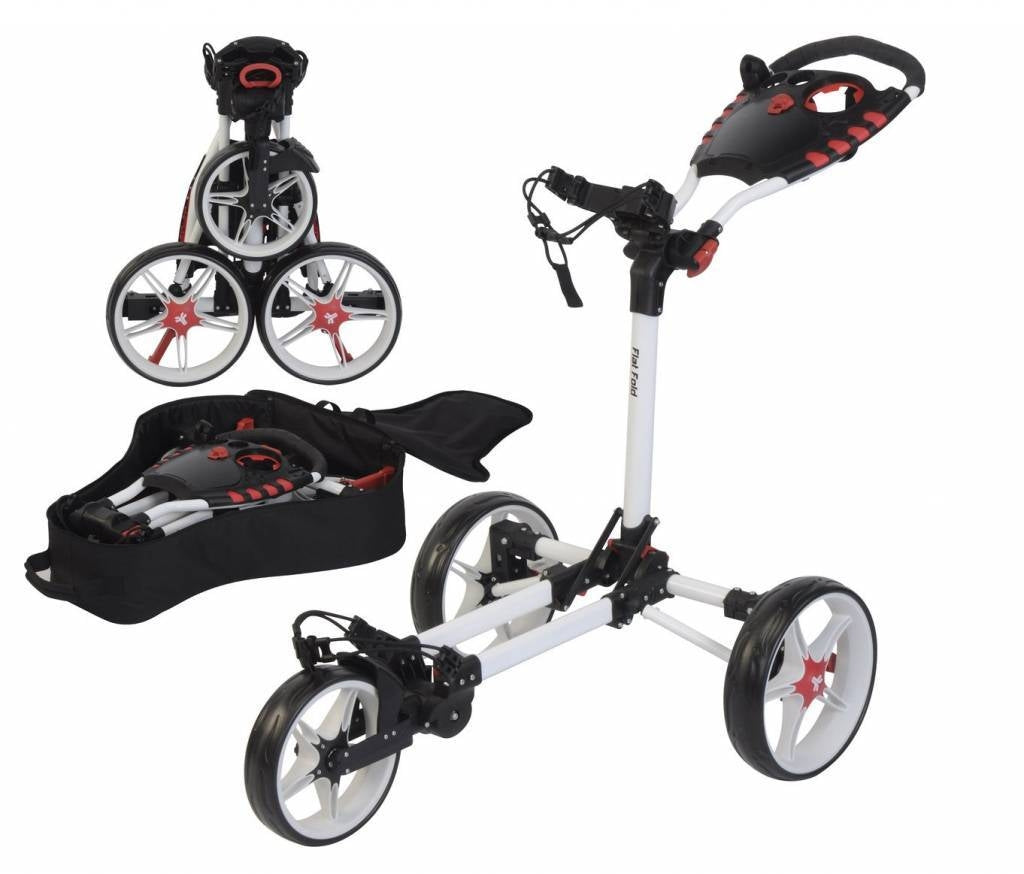 Fastfold opberghoes Flat golftrolley
