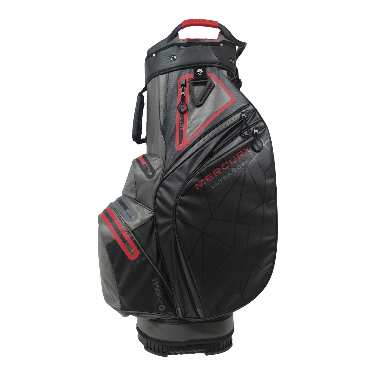 Fastfold Mercury Cartbag Black Charcoal Red