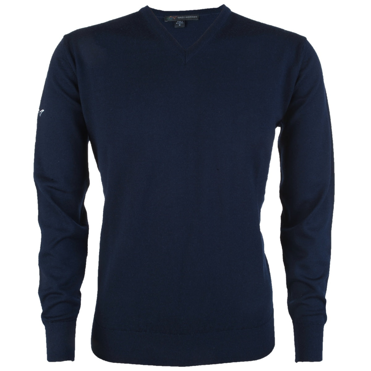Greg Norman Merino V-neck navy