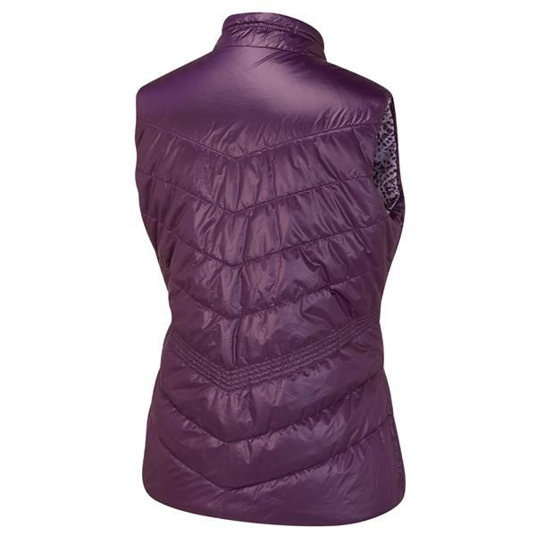 Ping P93634 ladies Lola Reversible vest Purple Plum Multi