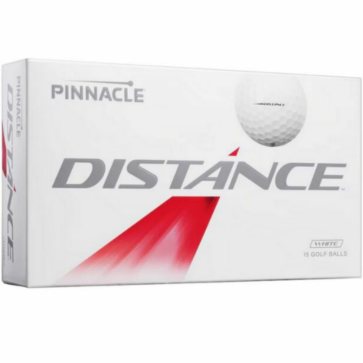 Pinnacle Distance White golfballen 15 stuks