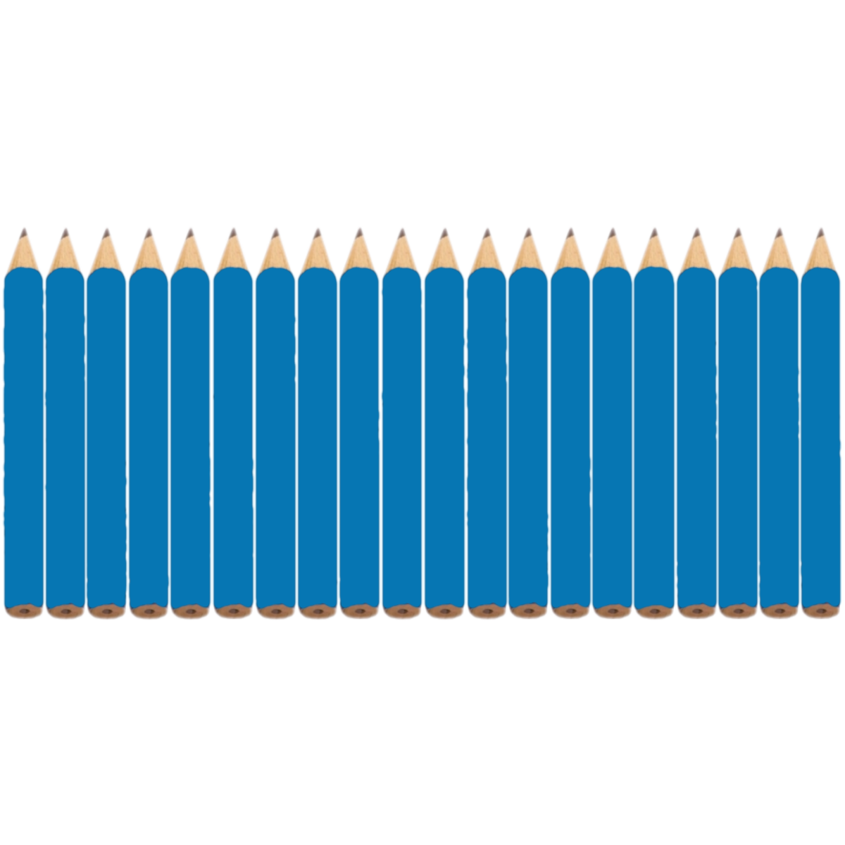 Potlood licht blauw (20 stuks)