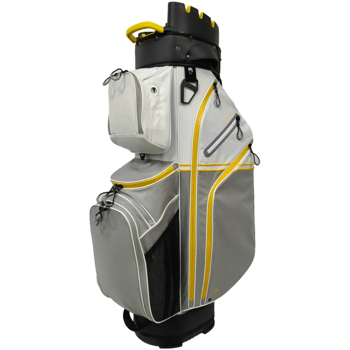 Fastfold Polaris Cartbag Rain Dry Grijs/Wit/Geel