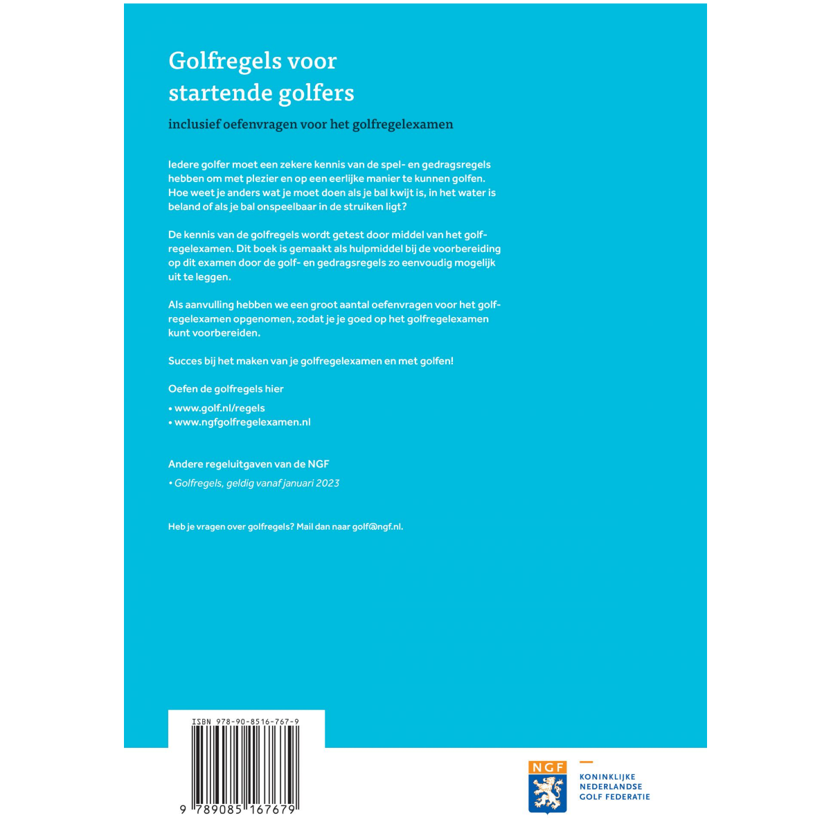 Golfregels voor startende golfers. Inclusief oefenvragen voor het golfregelexamen