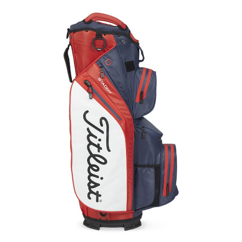 Titleist 14 StaDry™ cartbag Navy/Red/White