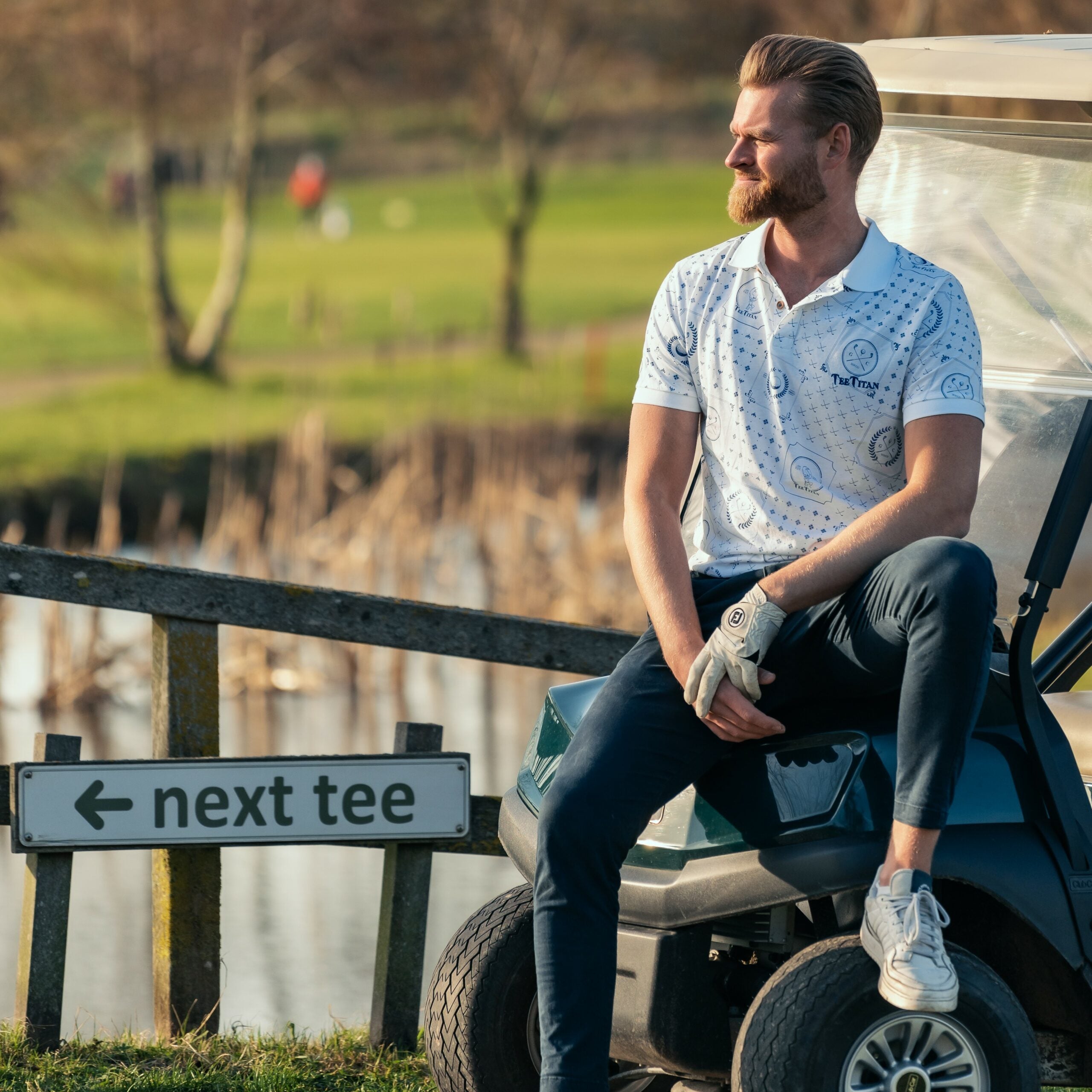 TeeTitan Golf Heritage Comfort I heren polo