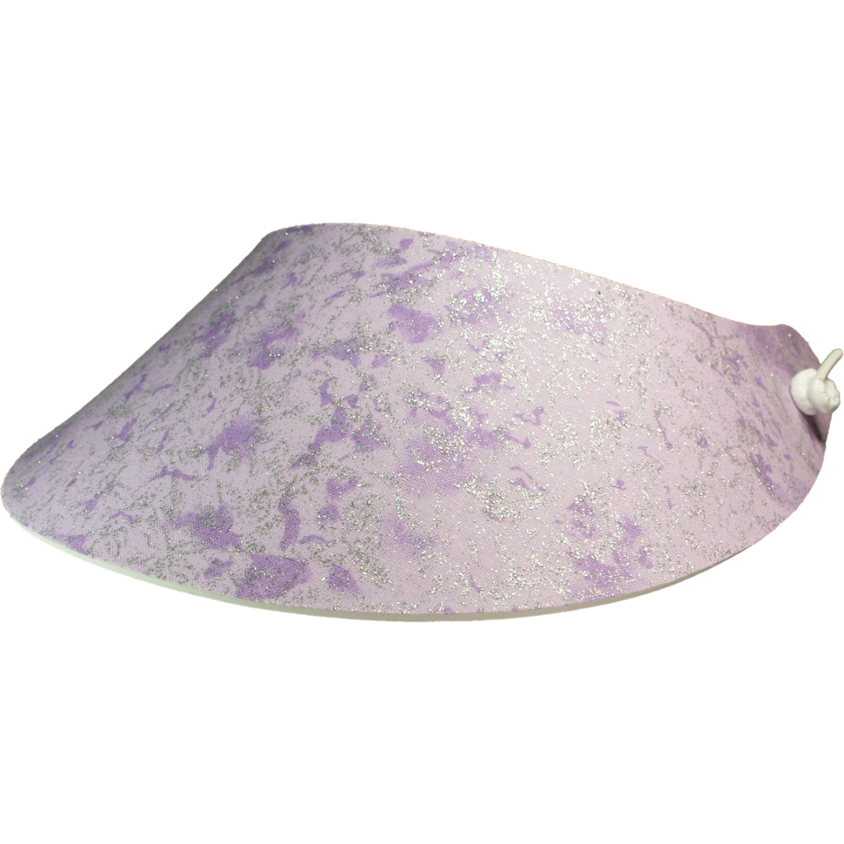 Foam Visor in two tone (een kant met zilverkleurige-print