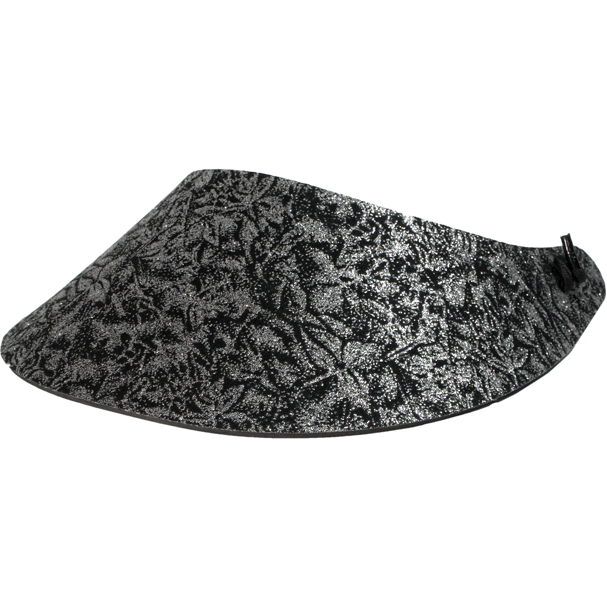 Foam Visor in two tone (een kant met zilverkleurige-print