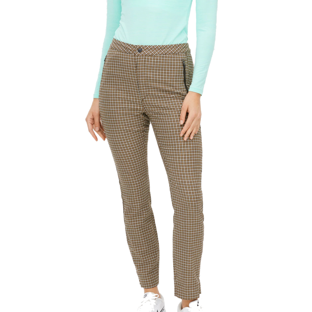 Rohnisch Jess Yarndye pants 111682 T429 minicheck brown