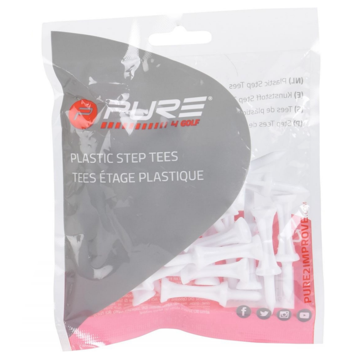 Pure Plastic Step Tees