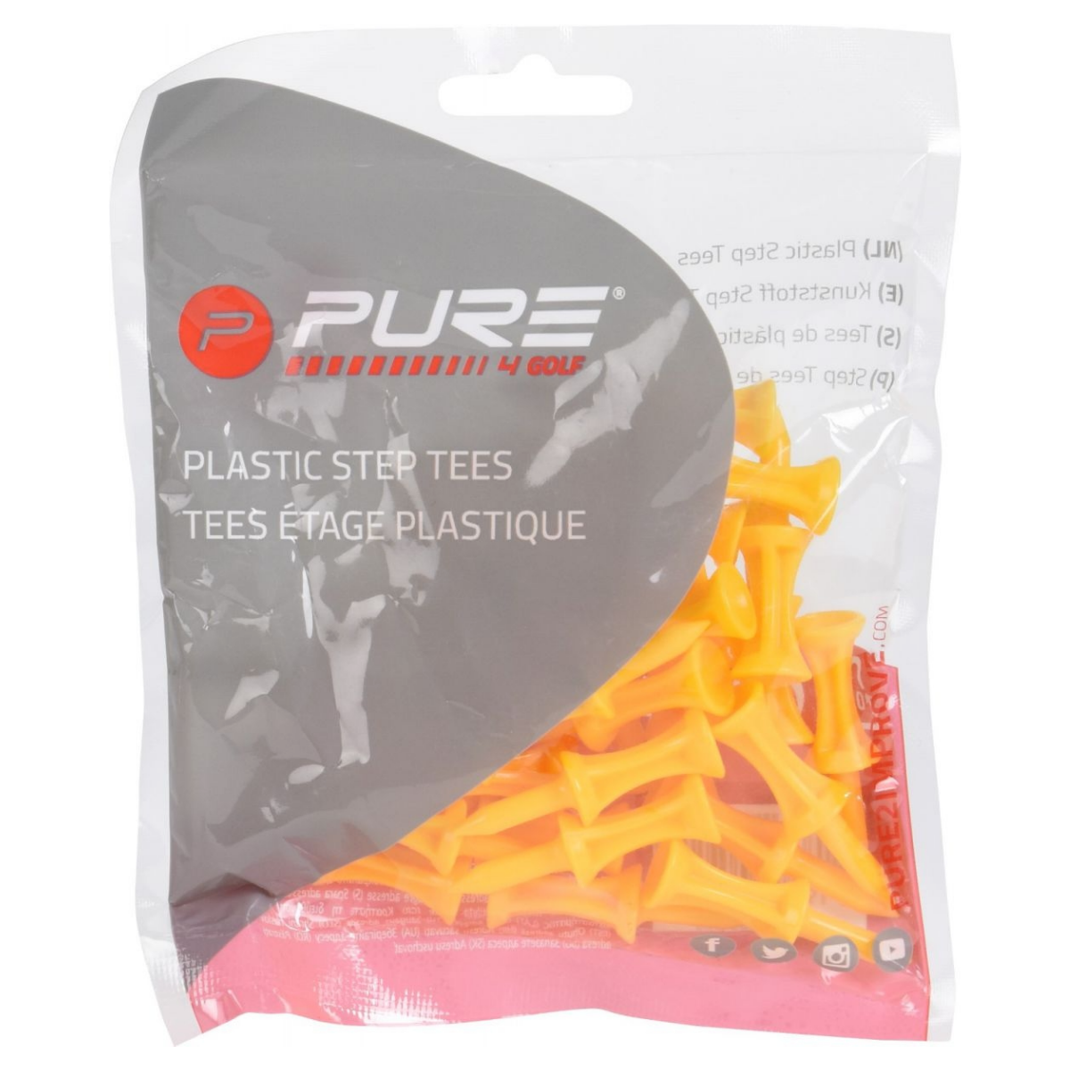 Pure Plastic Step Tees