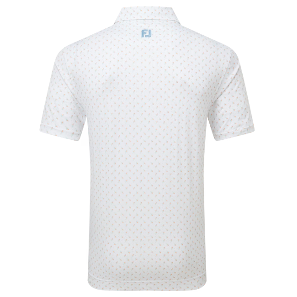 Footjoy Flower Bud Foulard Lisle 34066 polo White