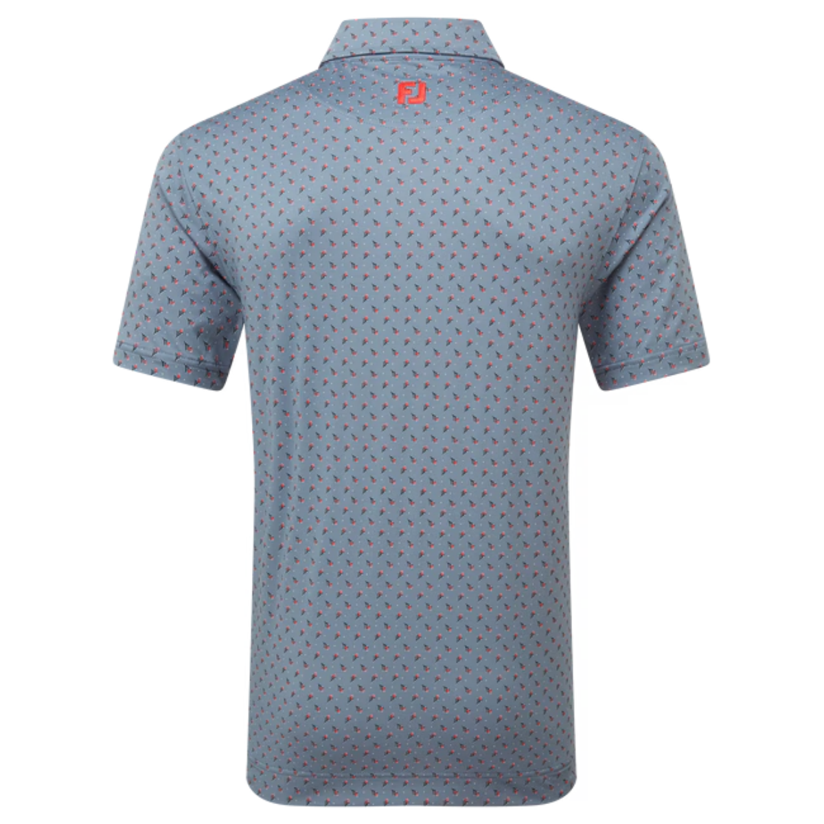 Footjoy Flower Bud Foulard Lisle 34067 polo Flint