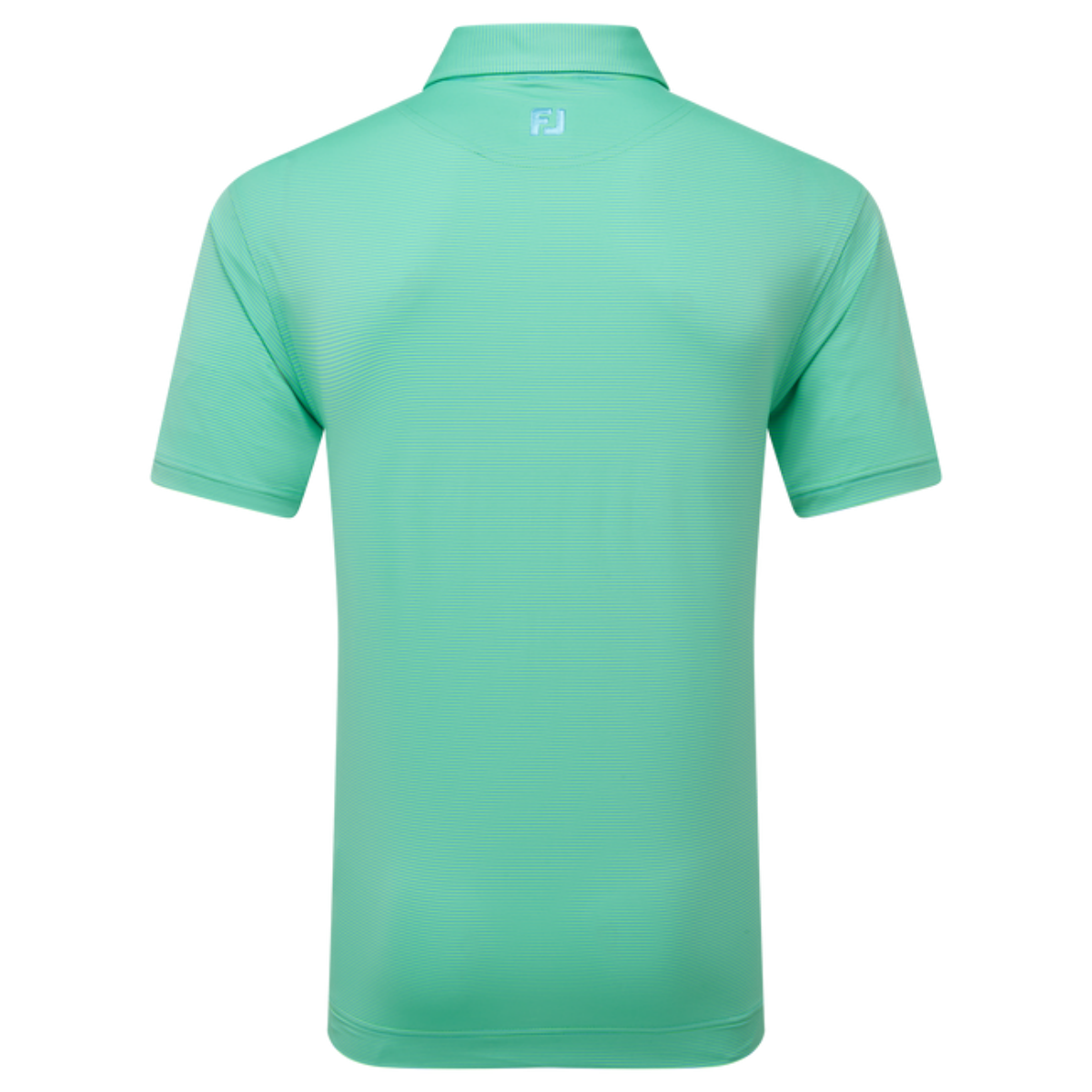 Footjoy Micro Feeder Stripe Lisle 34136 polo Lagoon Mint