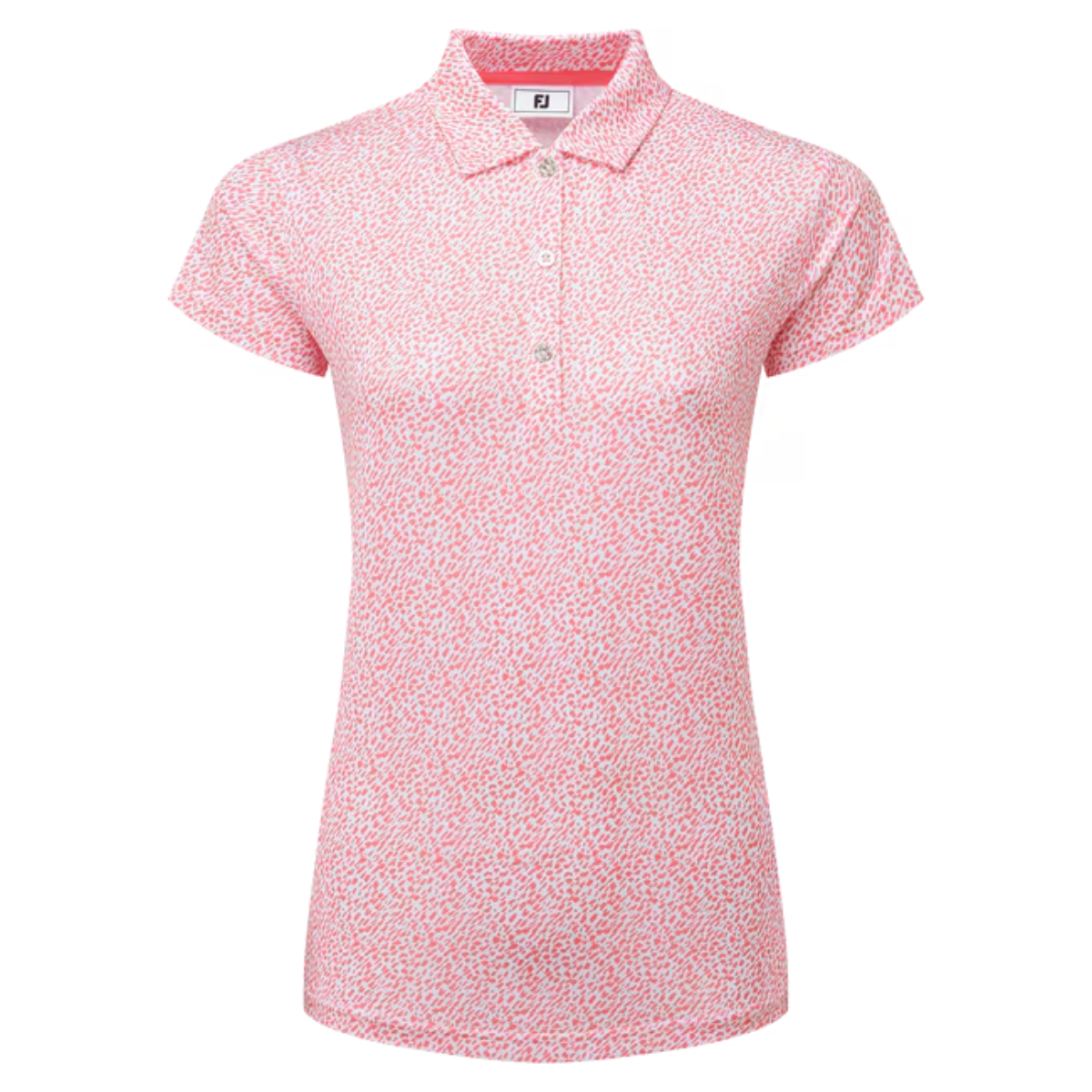 Footjoy 34166 animal print cap sleeve polo