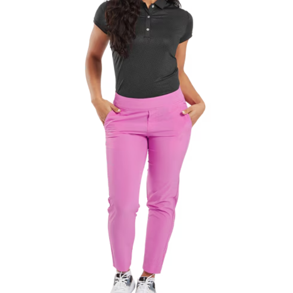Footjoy 34189 cropped pant berry