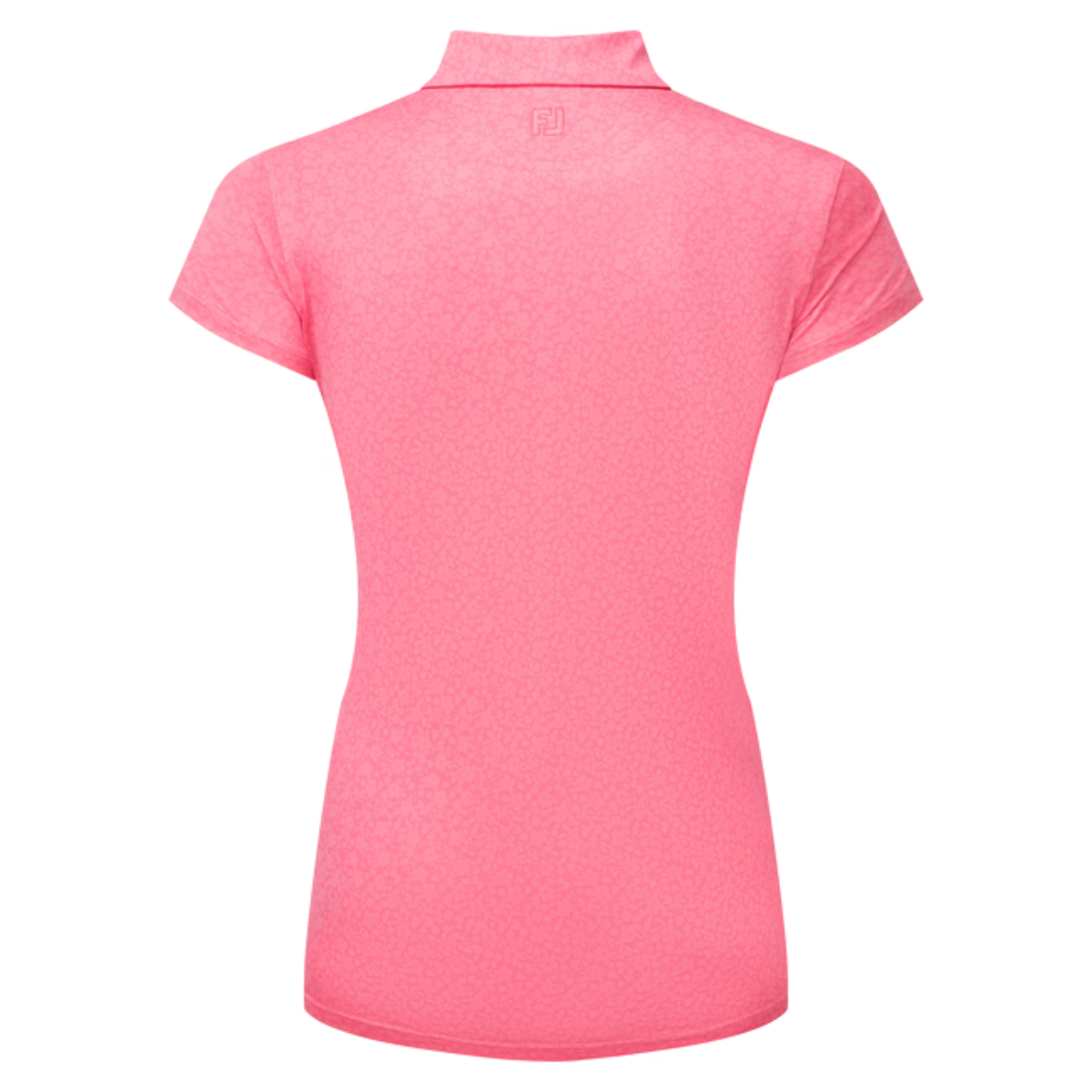 Footjoy Painted Floral Lisle 34203 polo Pink Lemonade