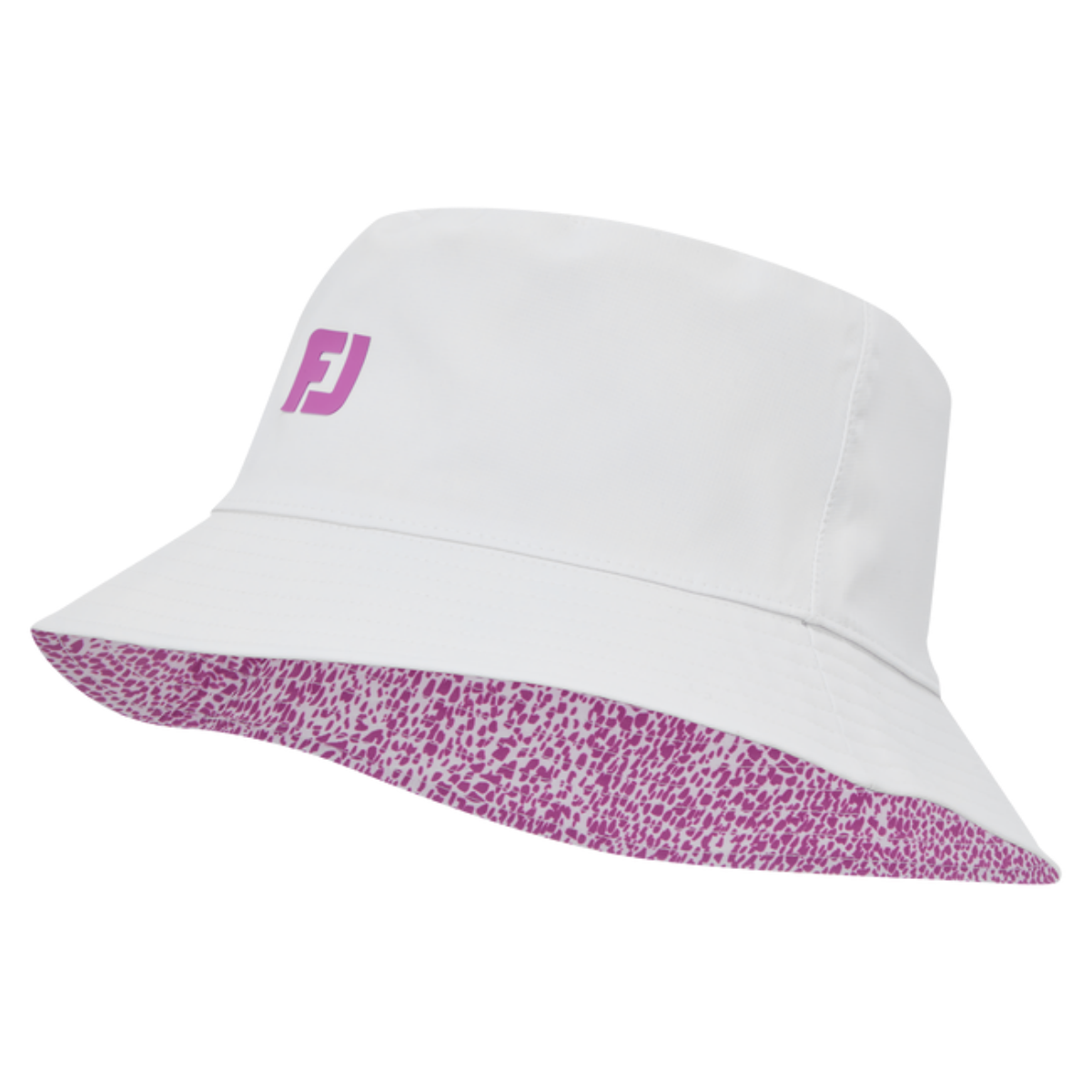 Footjoy 36232 Reversible Bucket Hat White Berry Animal