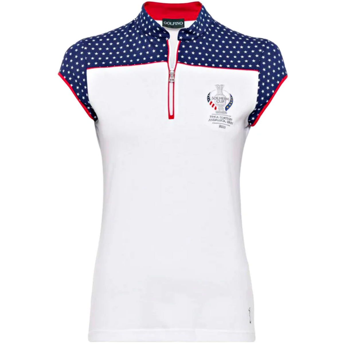 Golfino Solheim Cup 4430521 991 cap sleeve polo
