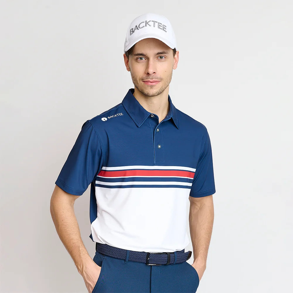 Backtee heren polo