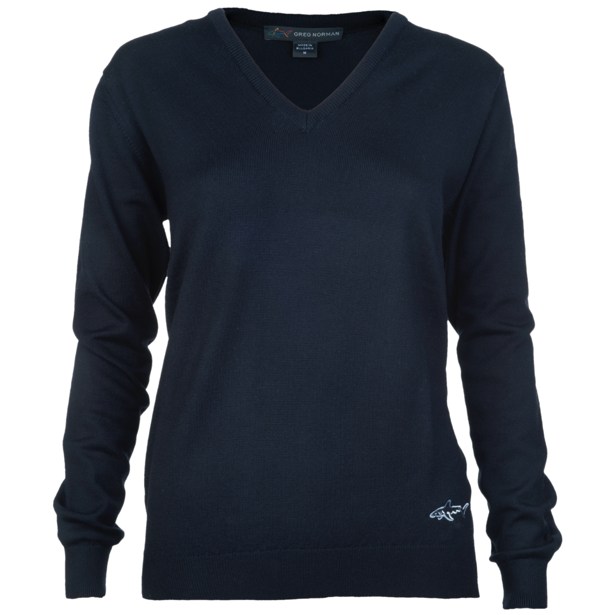 Greg Norman Ladies V-neck merino Wool pullover