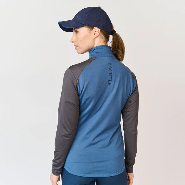 Backtee 76301-3020 Zipneck Baselaye Ensign blue