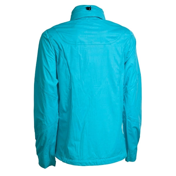Dames ultralicht 4Way stretch regenjack achterkant
