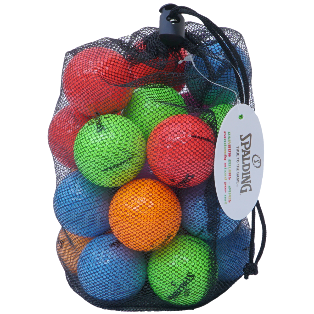 Spalding rainbow colours golfballen