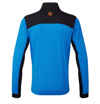 Footjoy 88804 Hydro Knit Half Zip Jacket Sapphire Black Orange