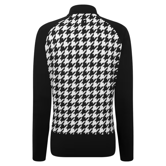 Footjoy 88858 houndstooth full zip midlayerjacket