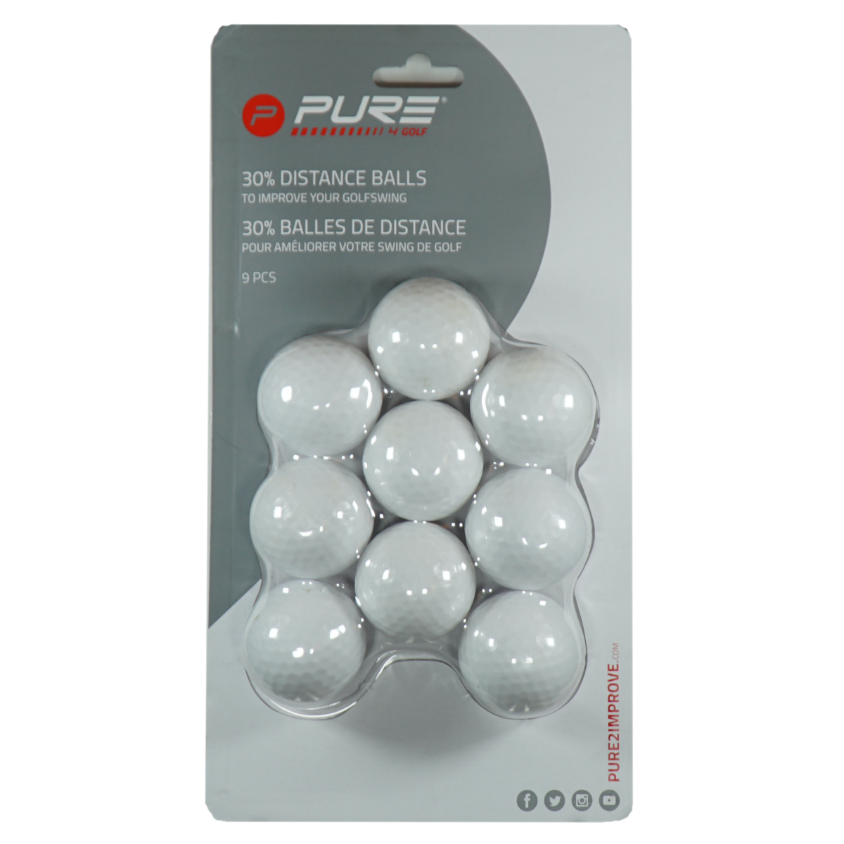 Pure2improve 30% distance golfballen