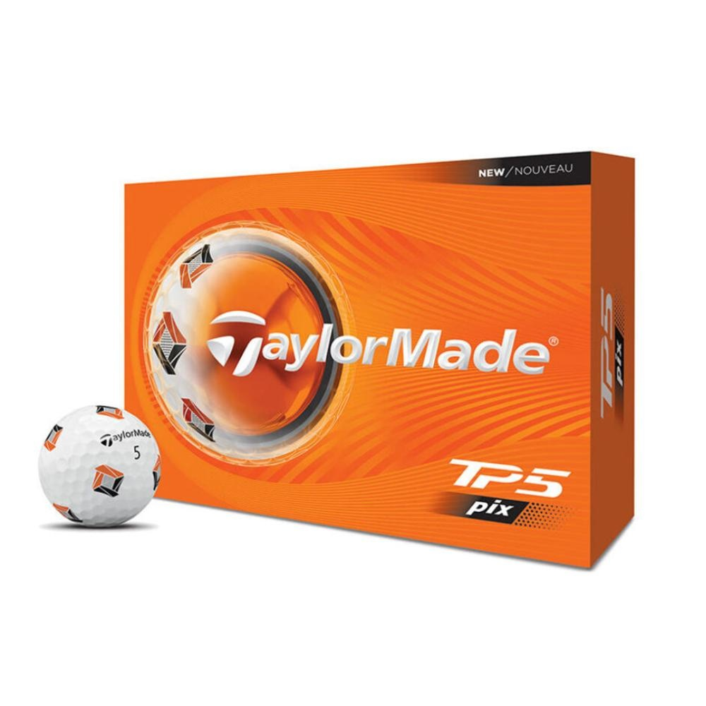 TaylorMade TP5 Pix 12 golfballen Wit
