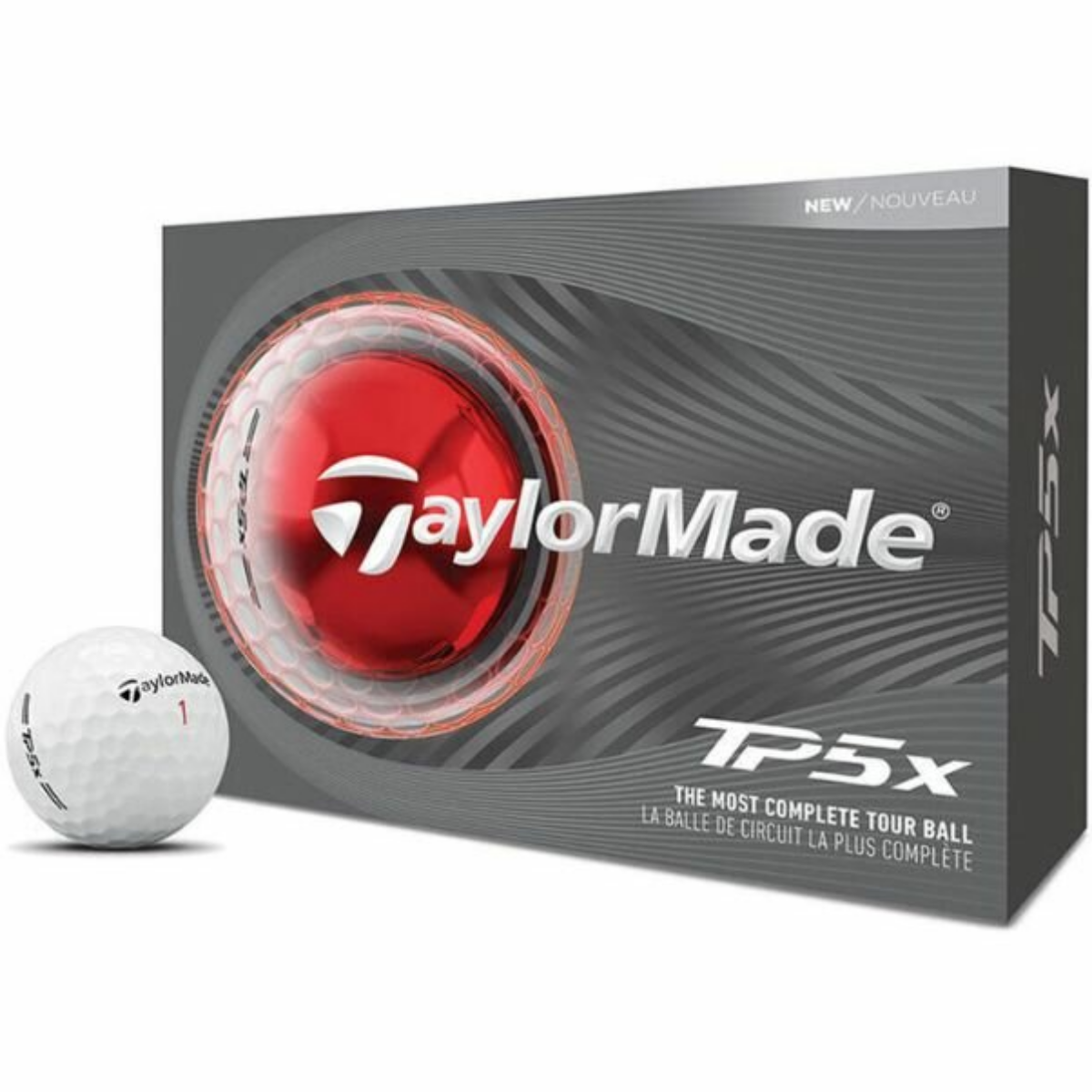 TaylorMade TP5X 12 golfballen Wit