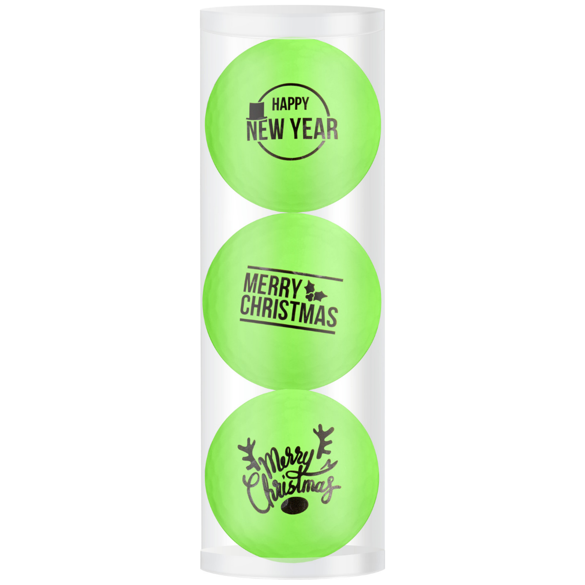 Golfballen set van 3 groen