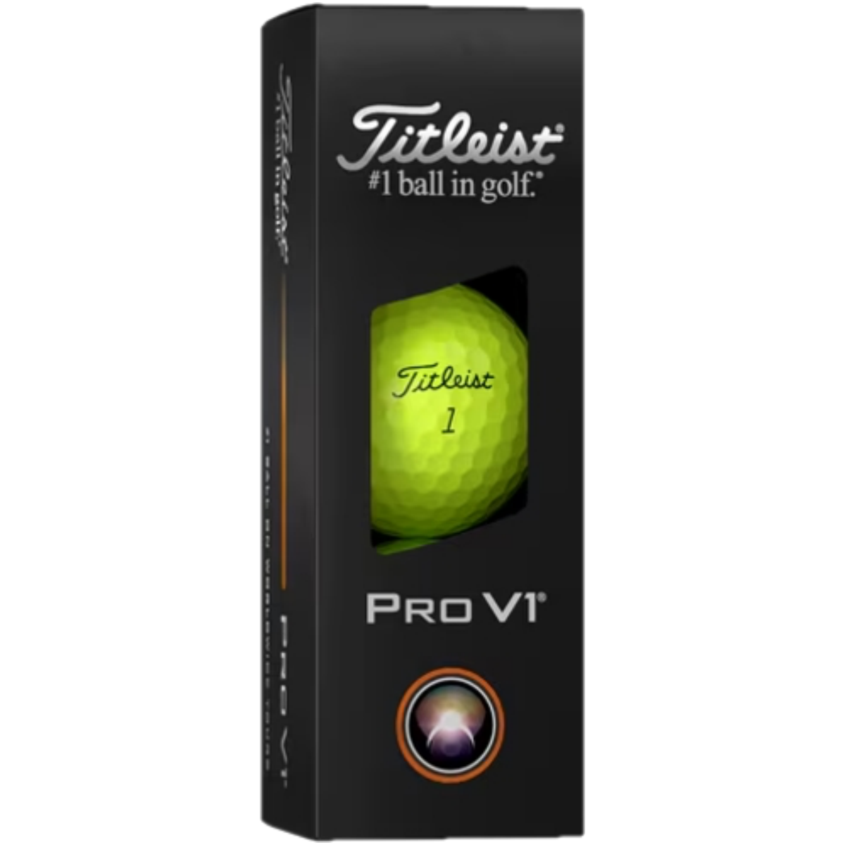 Titleist Pro V1 golfballen Geel 3 stuks