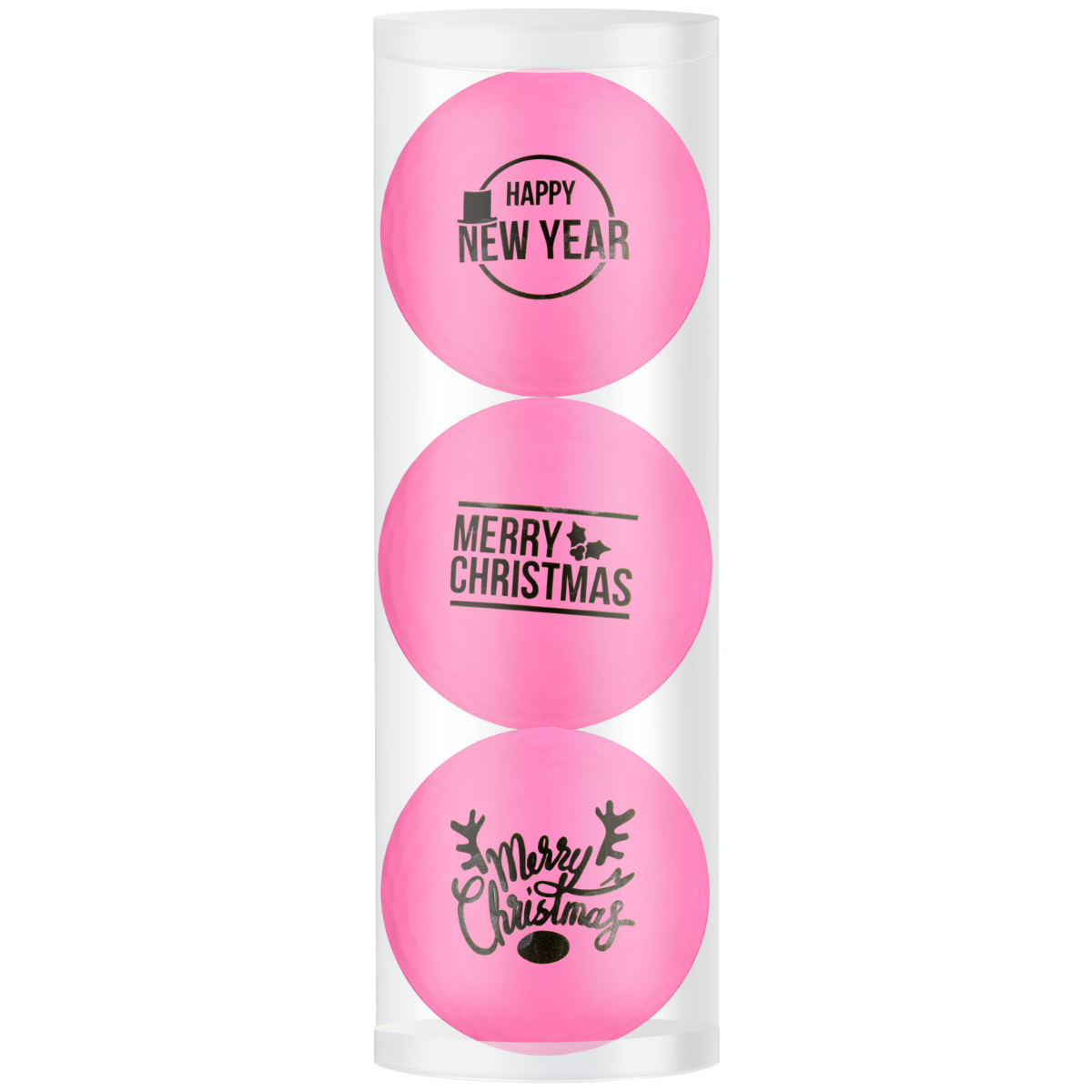 Golfballen set van 3 roze