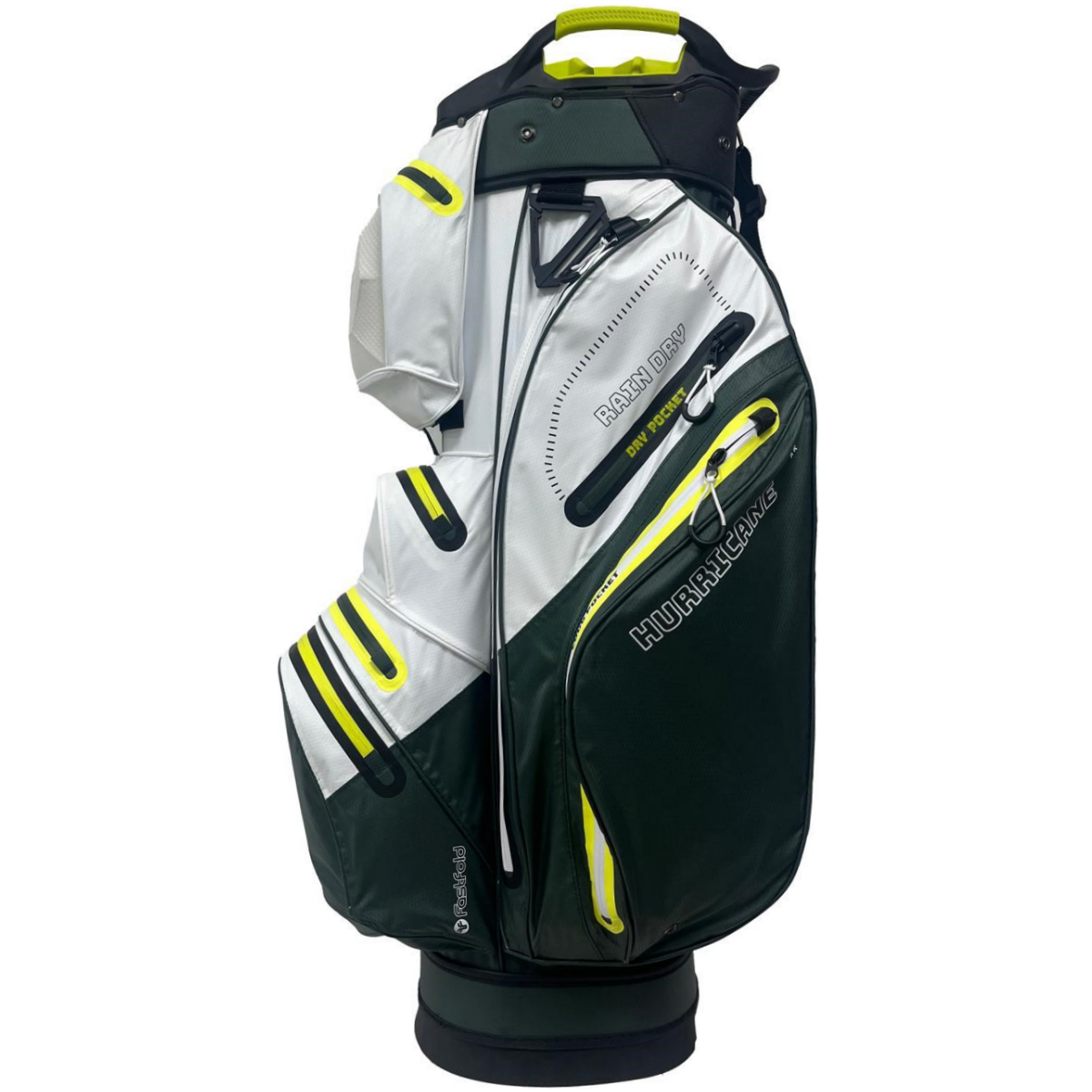 Fastfold Hurricane Rain Dry Cartbag Green Yellow
