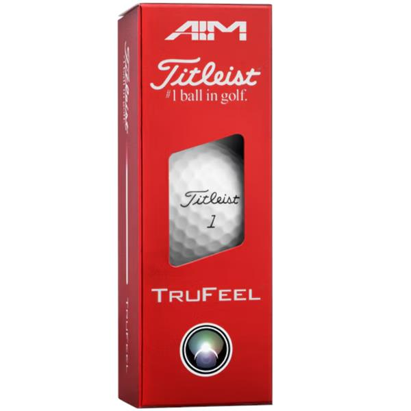 Titleist TruFeel AIM 3 golfballen Wit