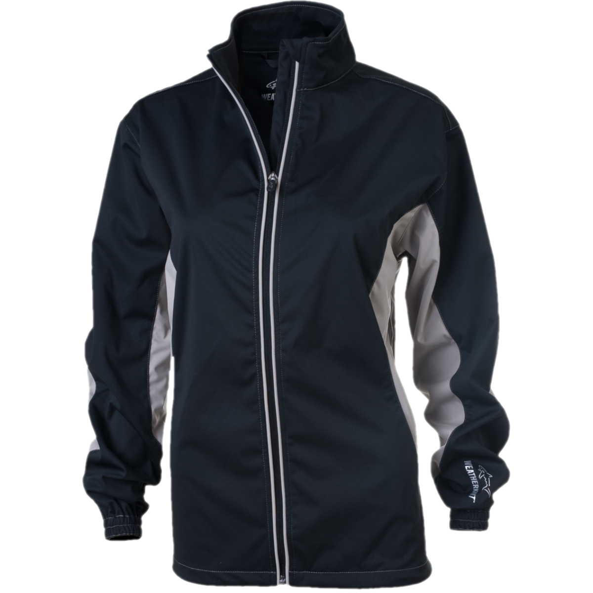 Greg Norman G2F7F001 ladies windtop weather knit black grey