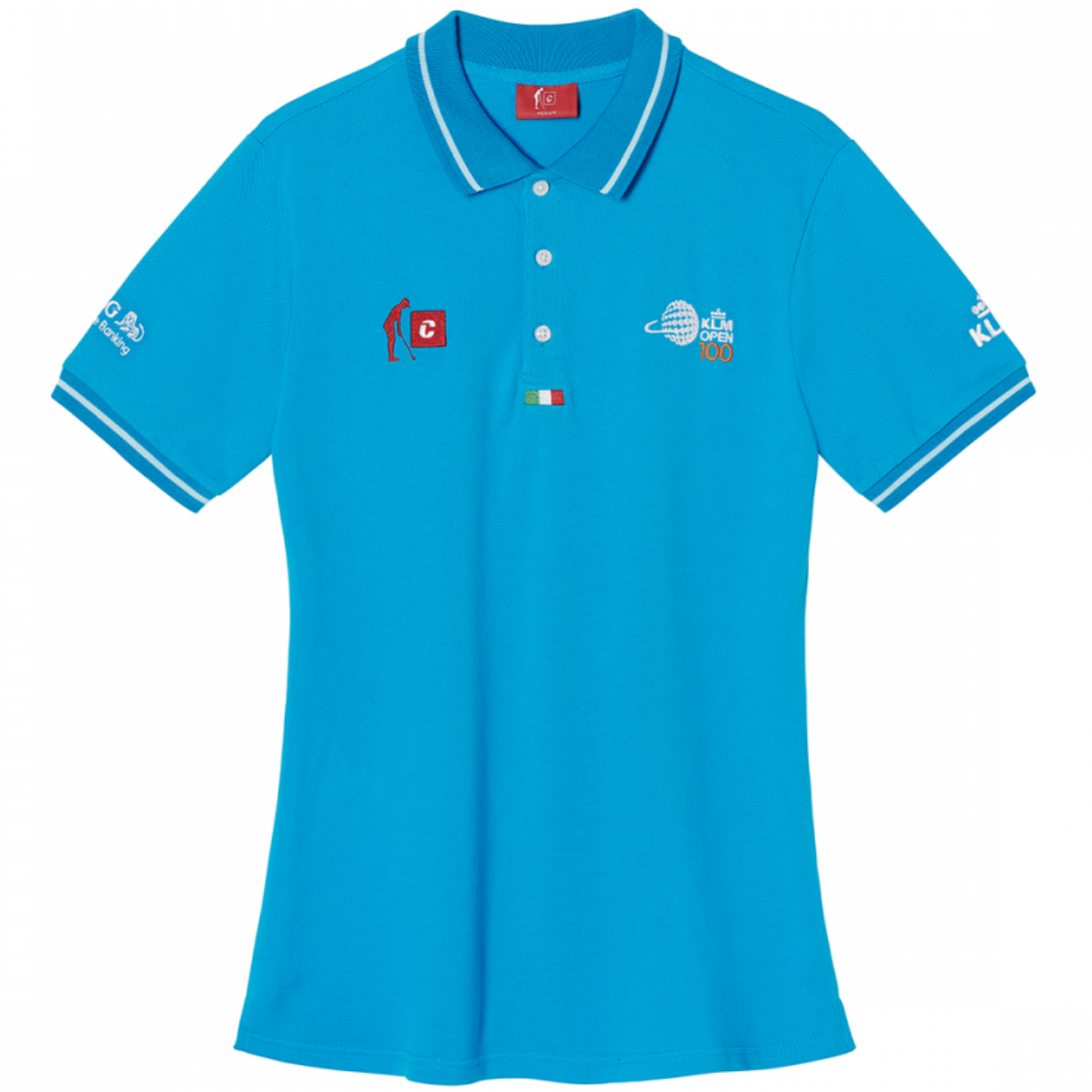 Duca del Cosma dames polo KLM blauw